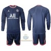 Maglia da Calcio a Maniche Lunghe Paris Saint Germain Casa 2021-22 per Bambino